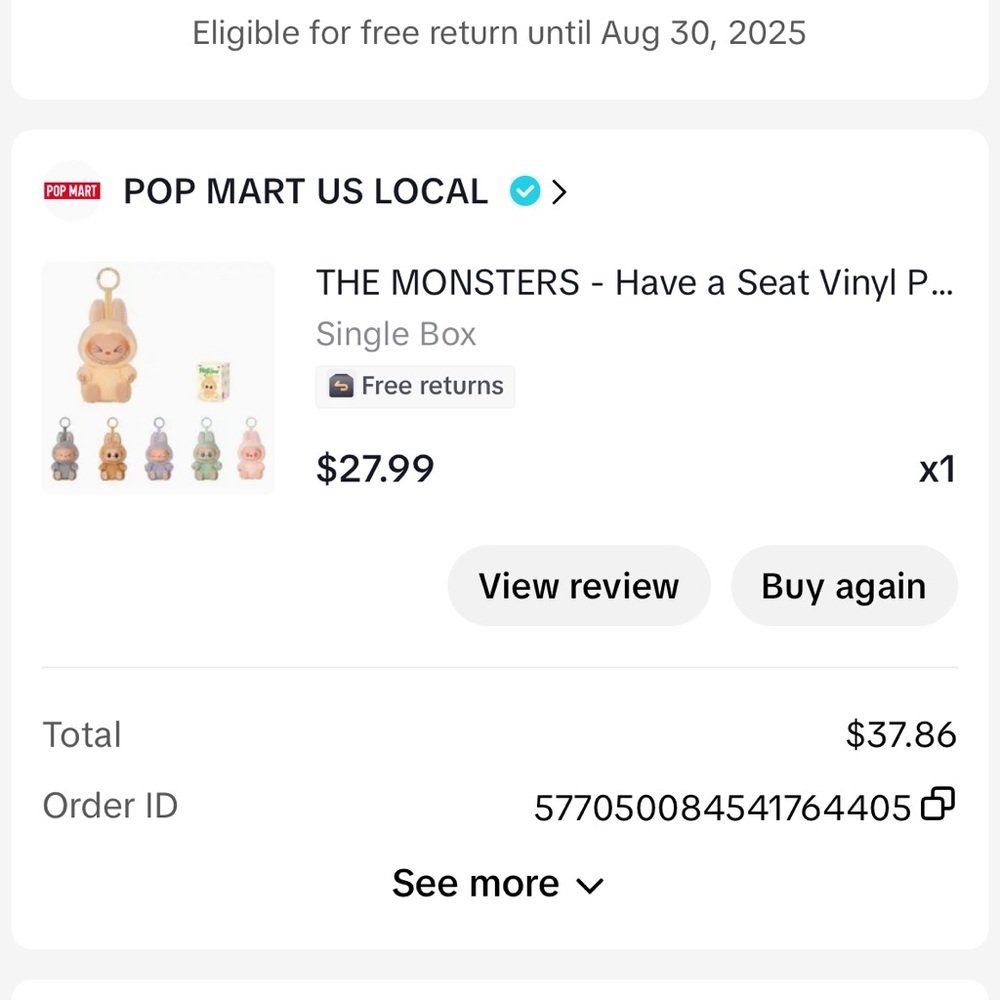 Pop Mart Labubu Have a Seat QUQU Vinyl Plush Blindbox - Picture 7 of 7